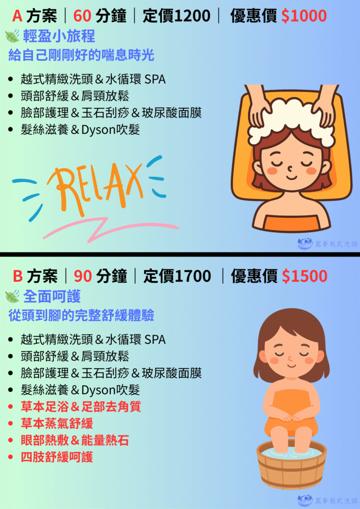 萬華越式洗髮體驗,專業頭皮按摩與放鬆環境Wanhua Vietnamese Hair Wash Spa with scalp massage